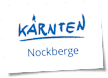 Logo Tourismusregion Nockberge Kärnten