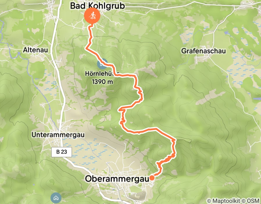 Karte der Tour