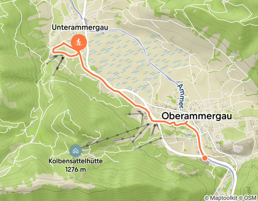 Karte der Tour