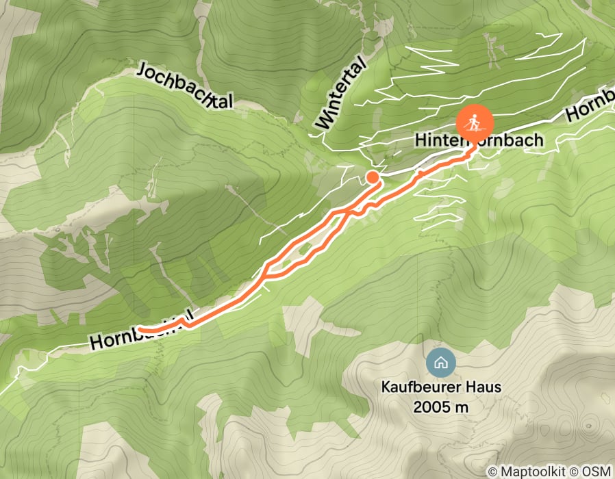 Karte der Tour