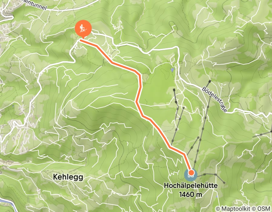 Karte der Tour