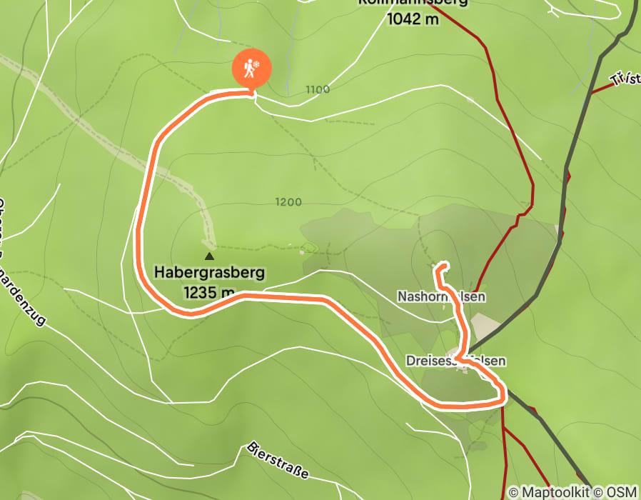 Karte der Tour