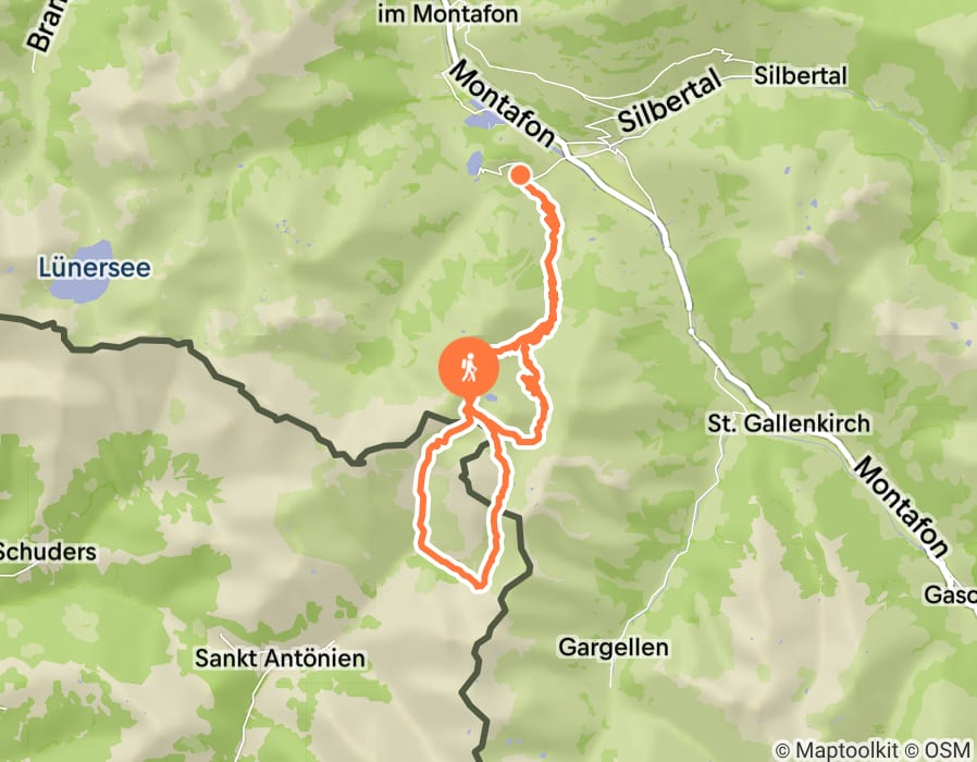 Karte der Tour