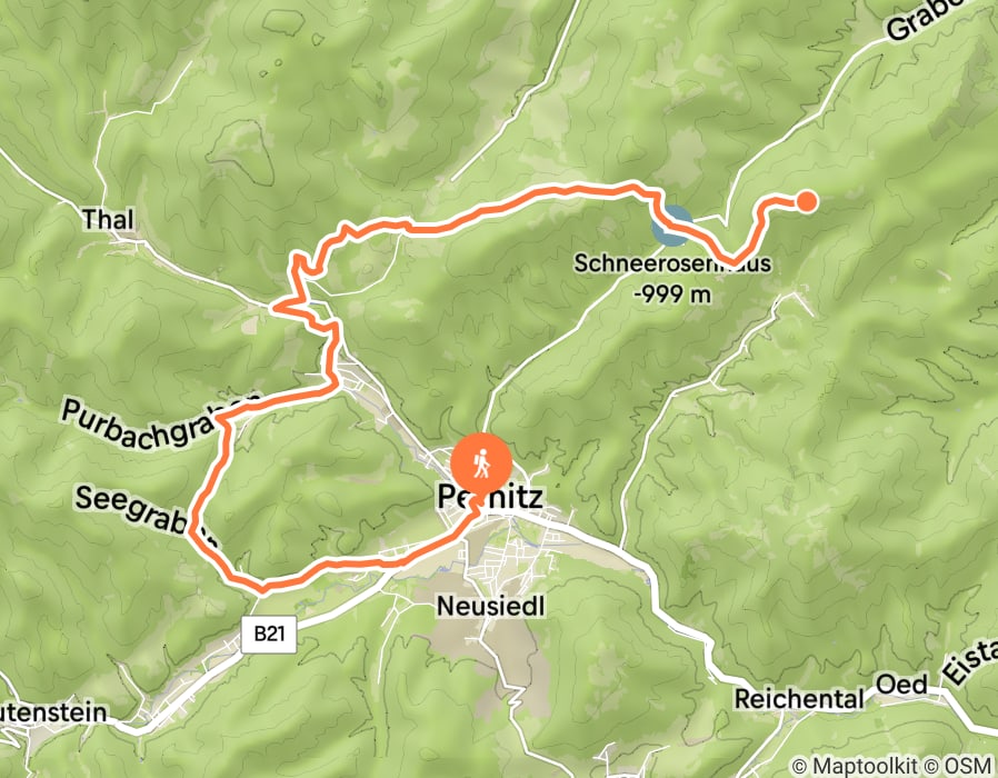 Karte der Tour