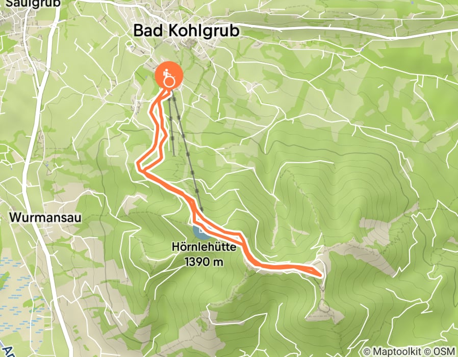 Karte der Tour