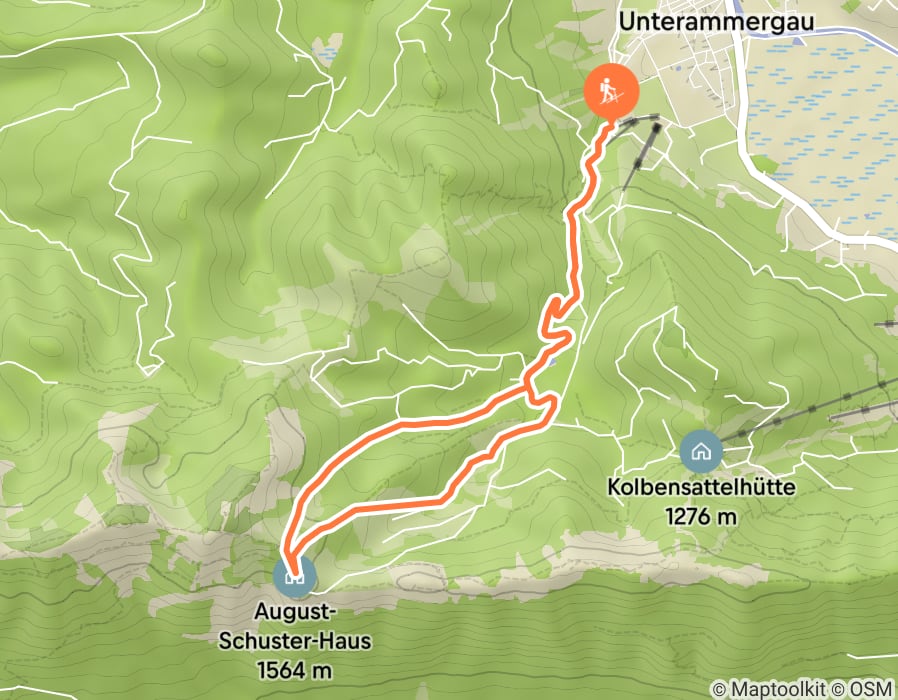 Karte der Tour