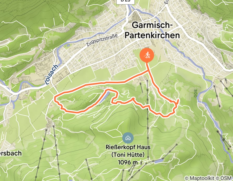 Karte der Tour