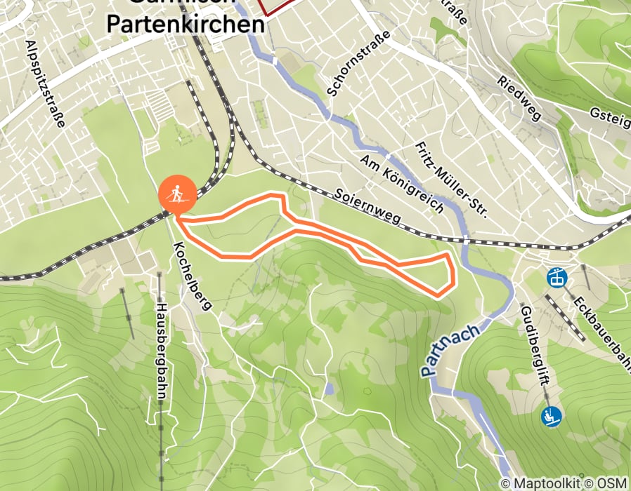 Karte der Tour