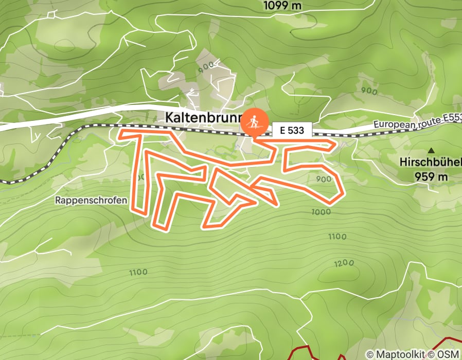 Karte der Tour