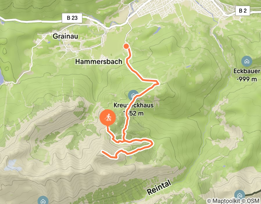 Karte der Tour