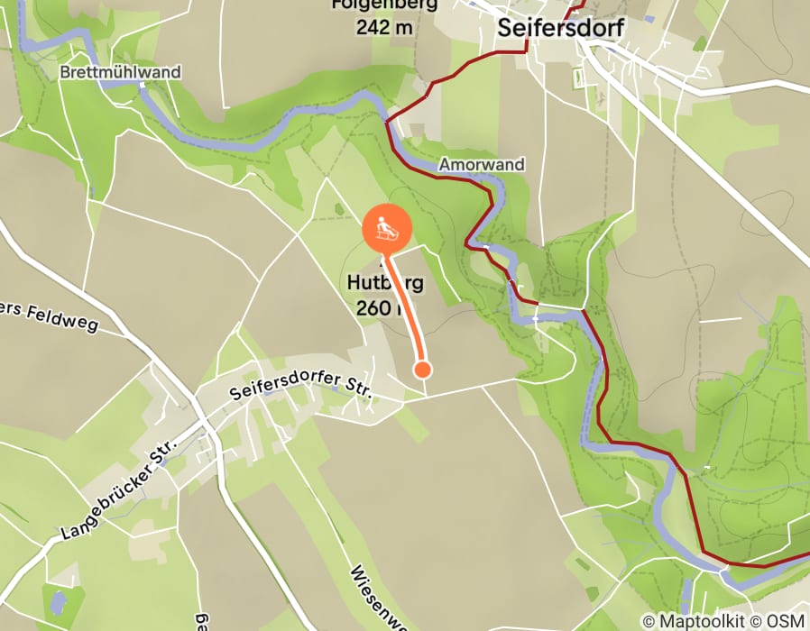Karte der Tour