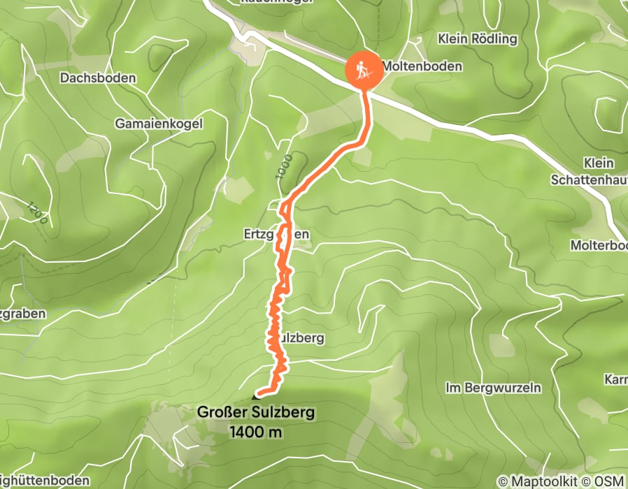 Karte der Tour