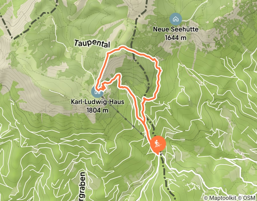 Karte der Tour