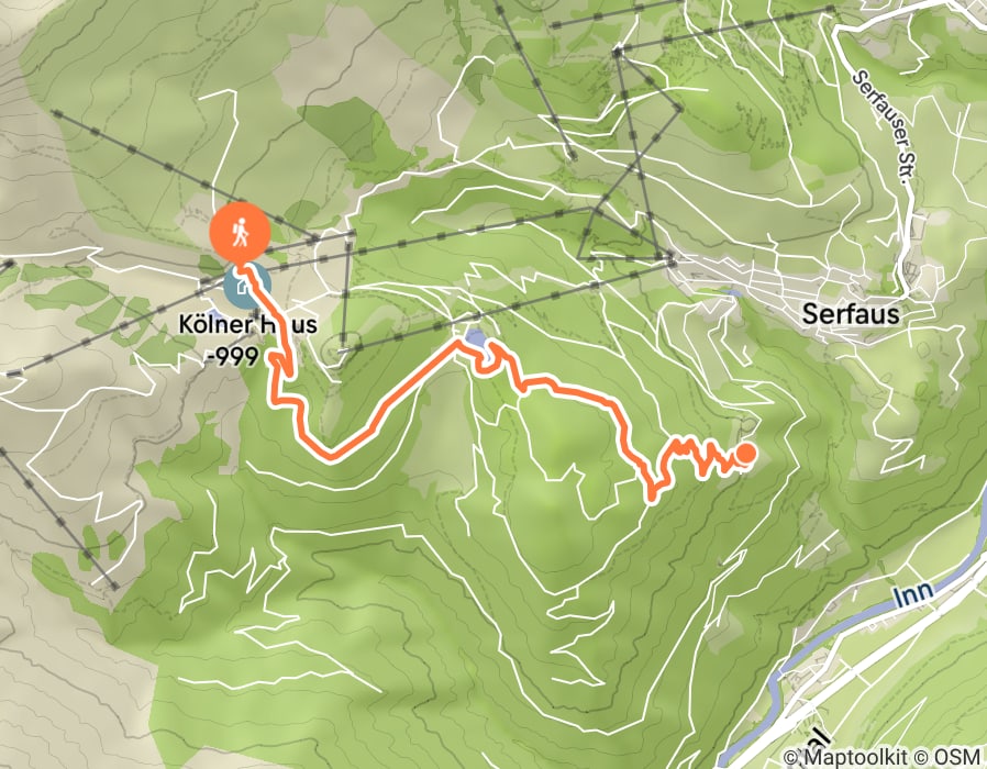Karte der Tour