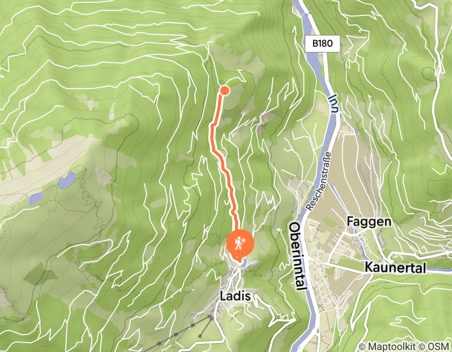 Karte der Tour