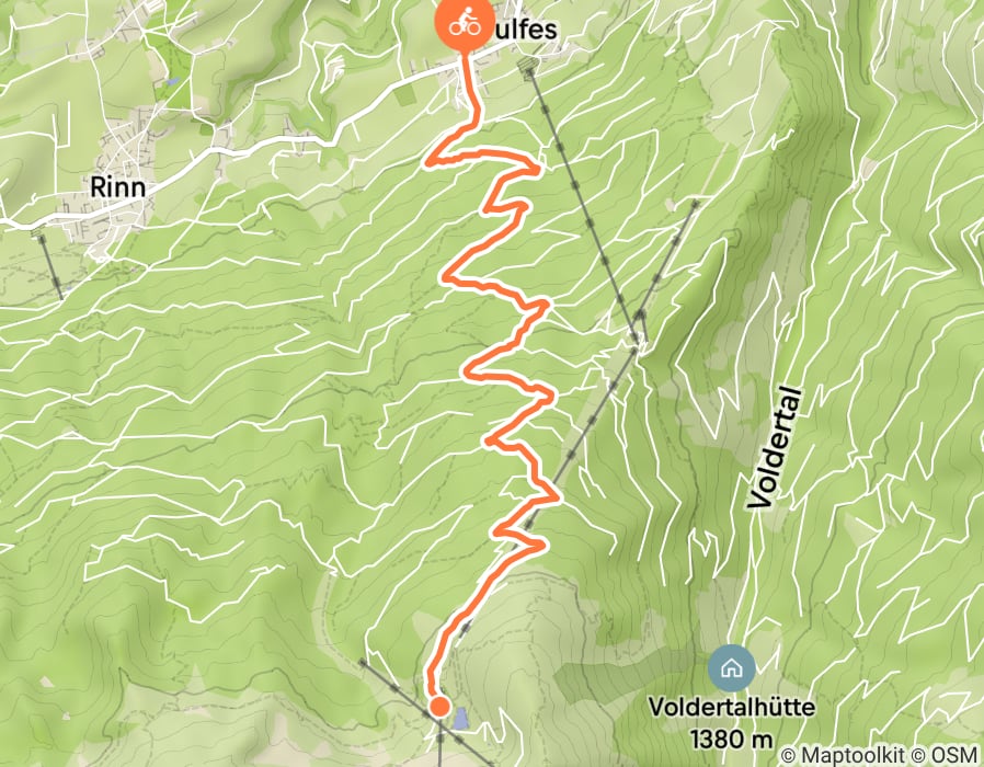 Karte der Tour