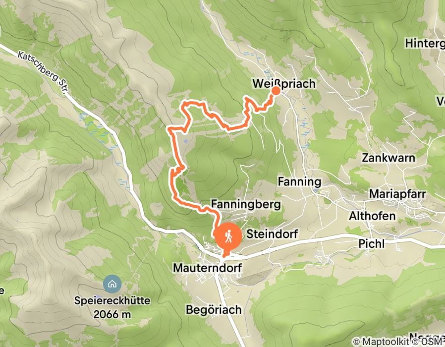Karte der Tour