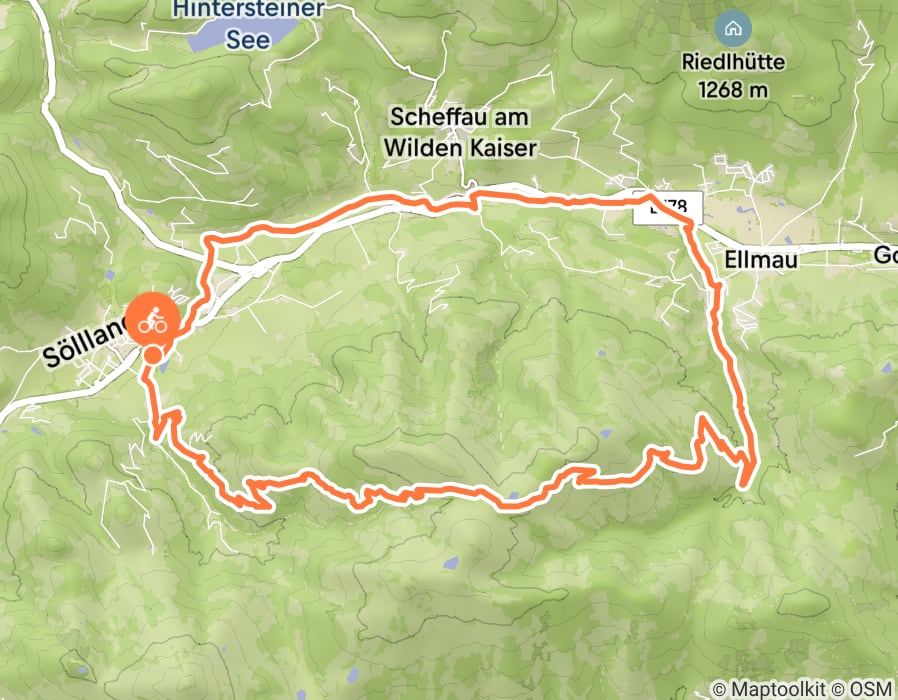 Karte der Tour