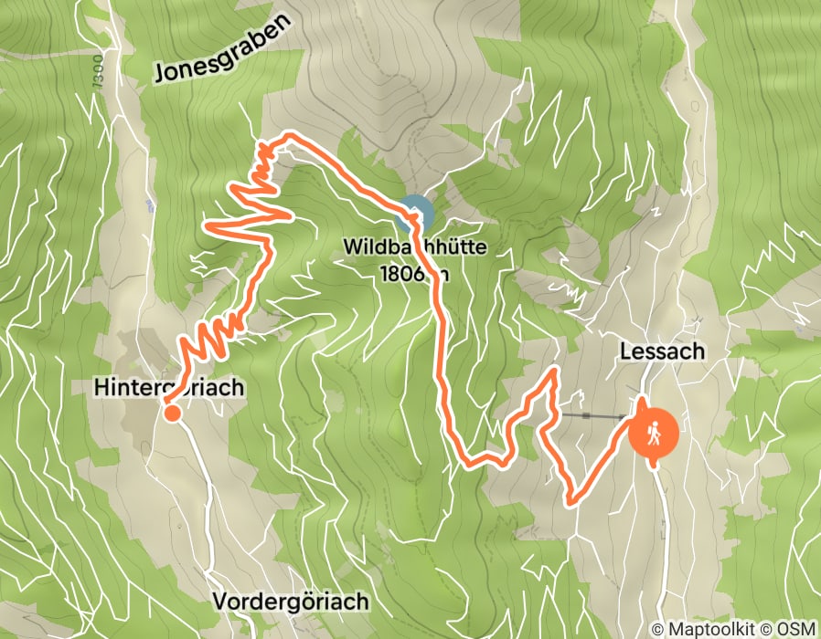 Karte der Tour