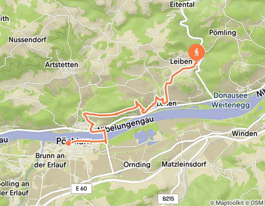 Karte der Tour