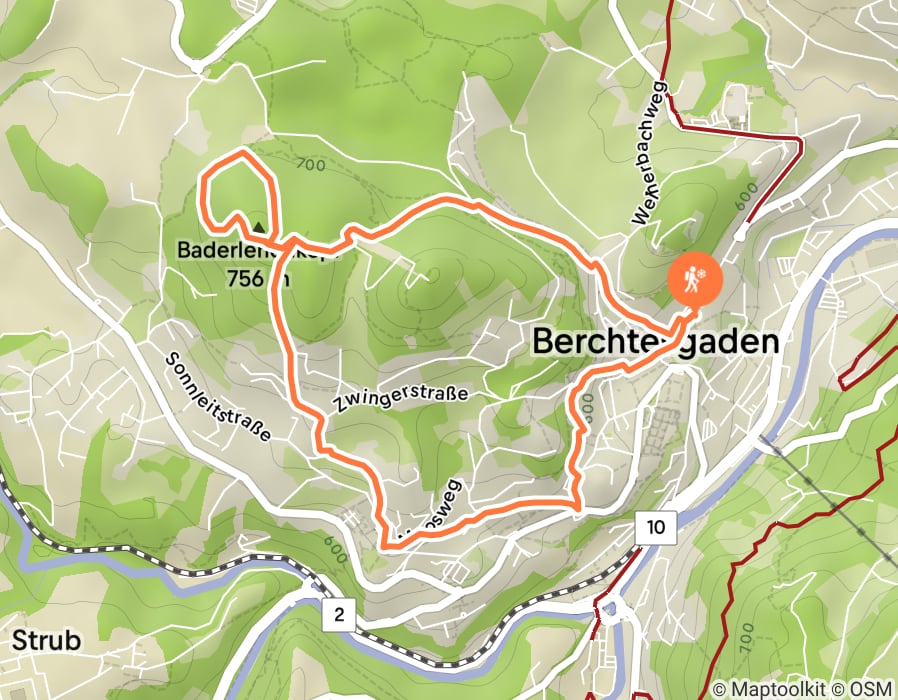 Karte der Tour
