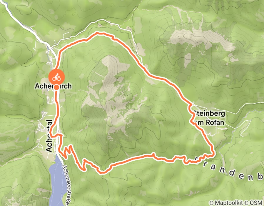 Karte der Tour