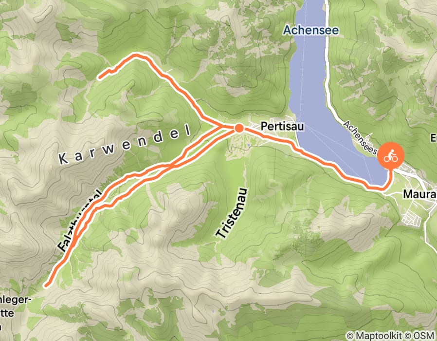 Karte der Tour
