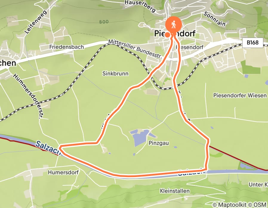 Karte der Tour