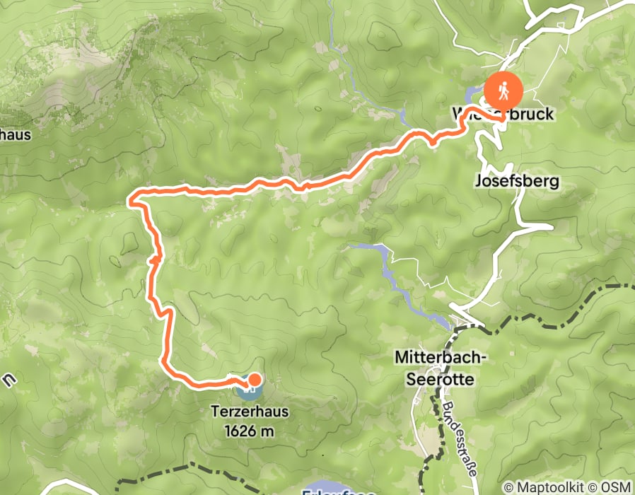 Karte der Tour