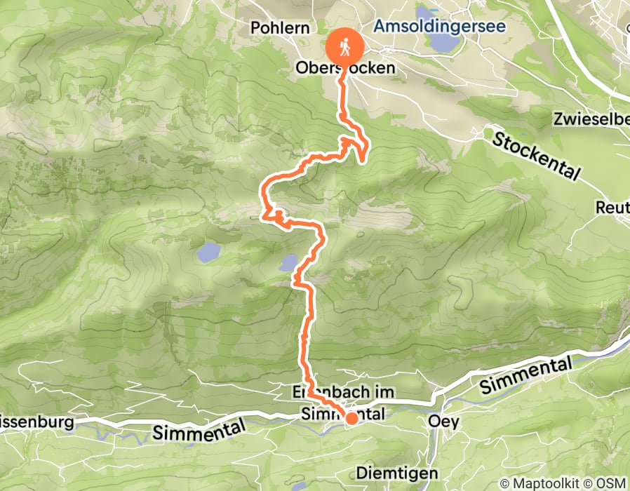 Karte der Tour