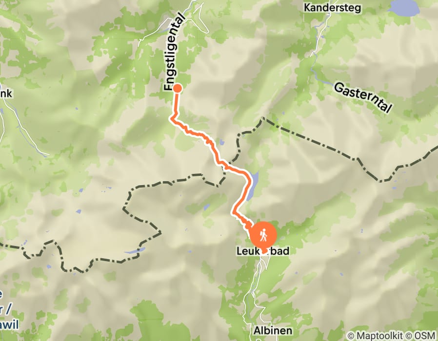 Karte der Tour