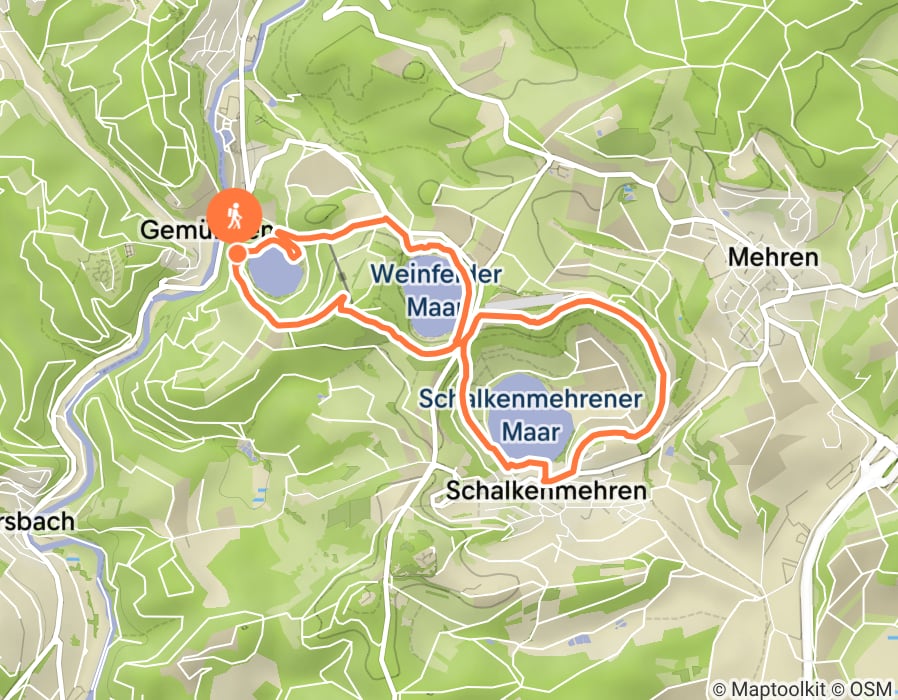 Karte der Tour