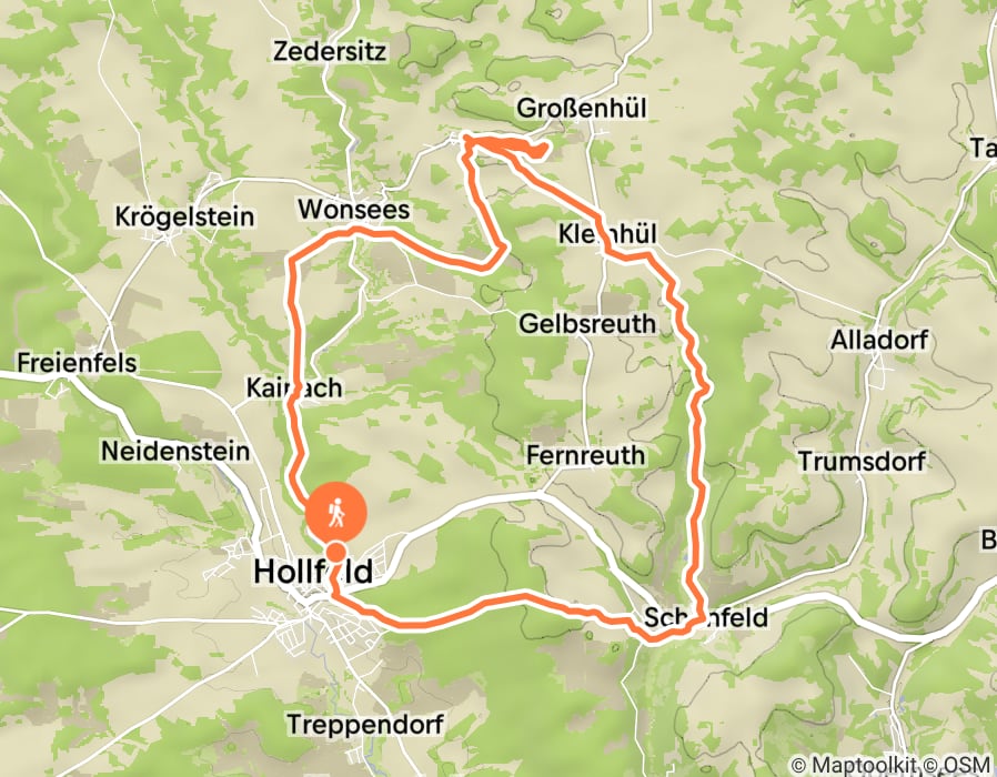 Karte der Tour