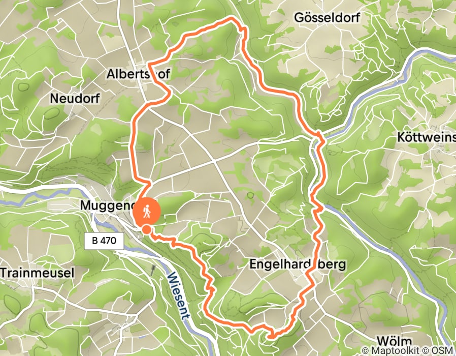 Karte der Tour