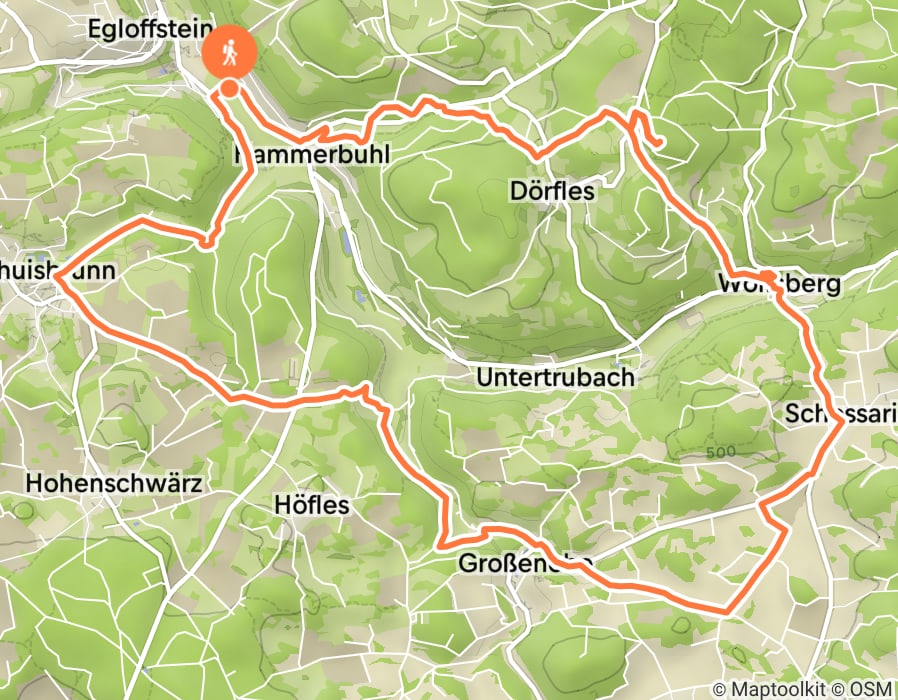 Karte der Tour