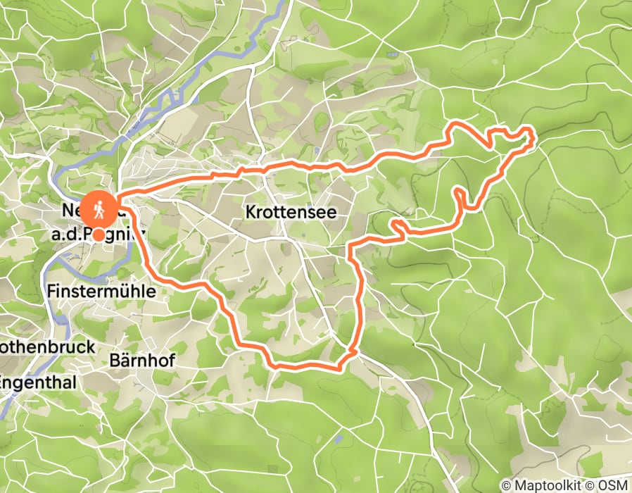 Karte der Tour