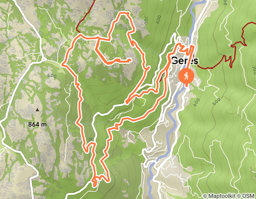 Karte der Tour