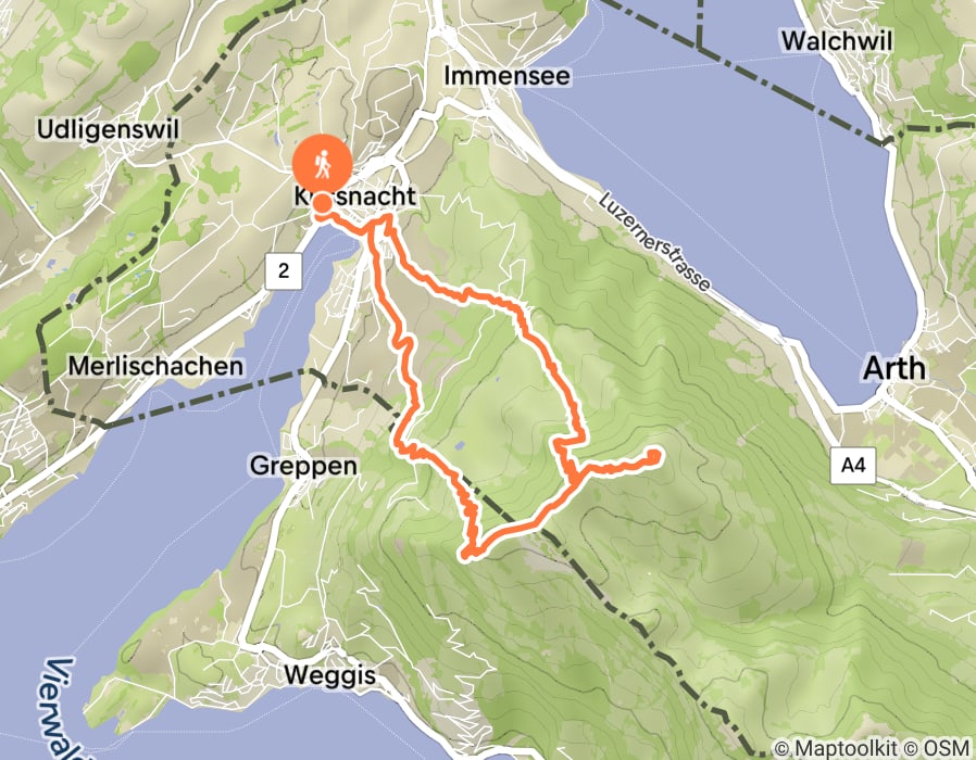Karte der Tour