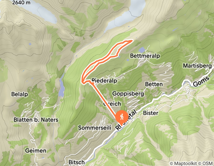 Karte der Tour