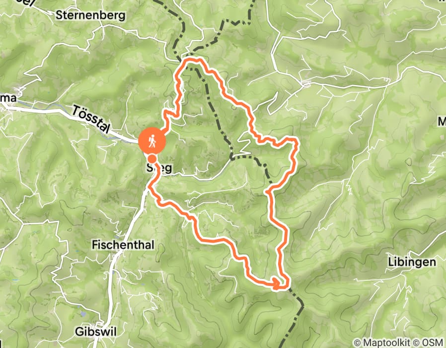 Karte der Tour