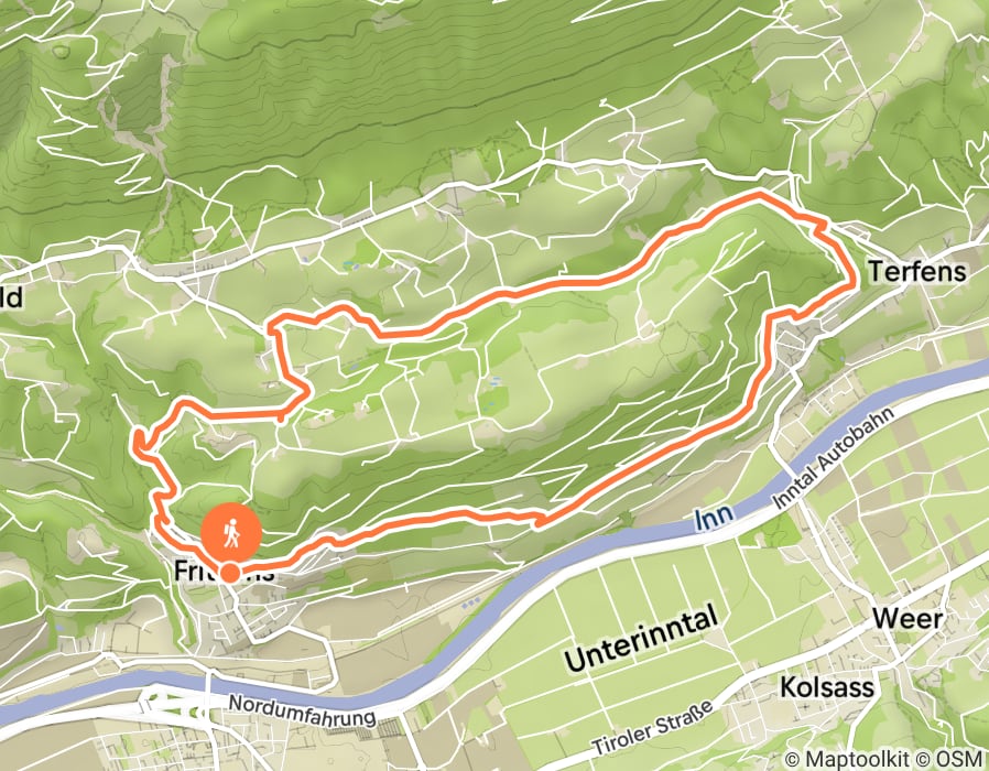 Karte der Tour