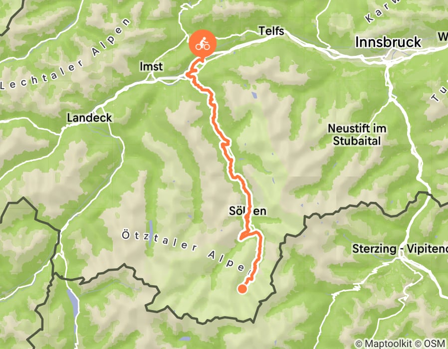 Karte der Tour