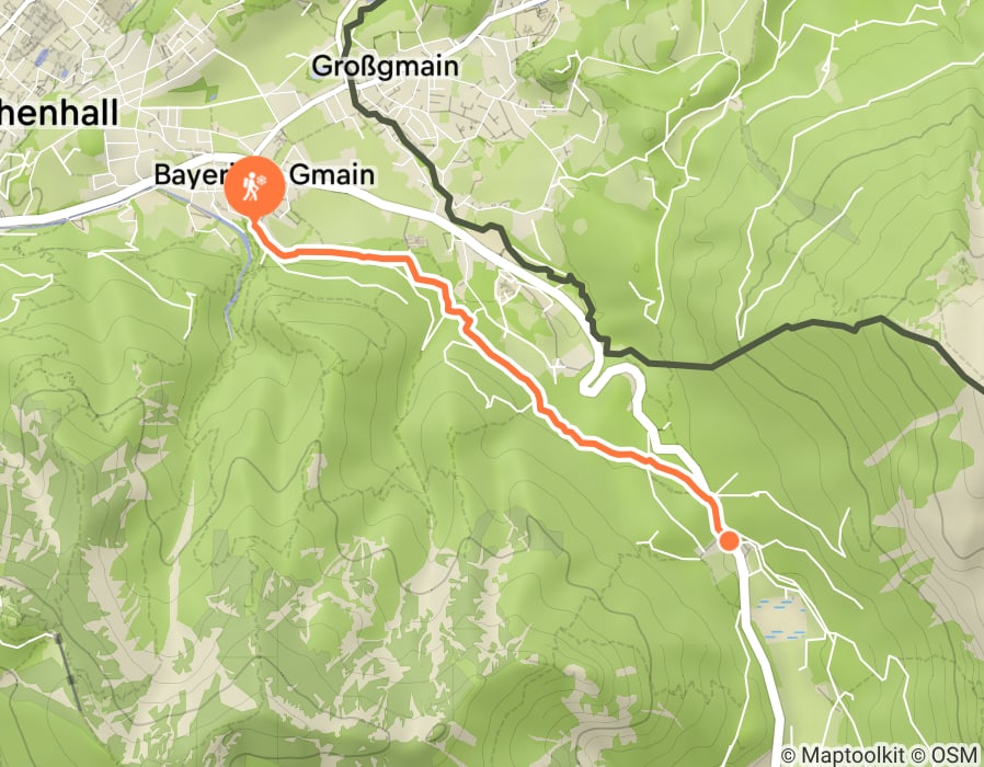 Karte der Tour