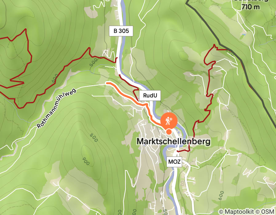Karte der Tour