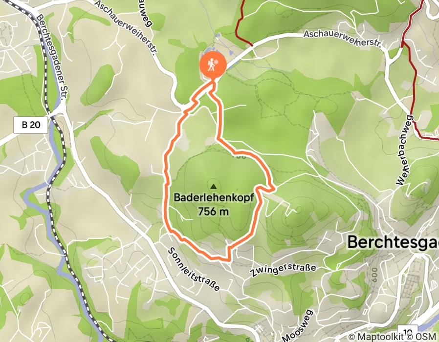 Karte der Tour