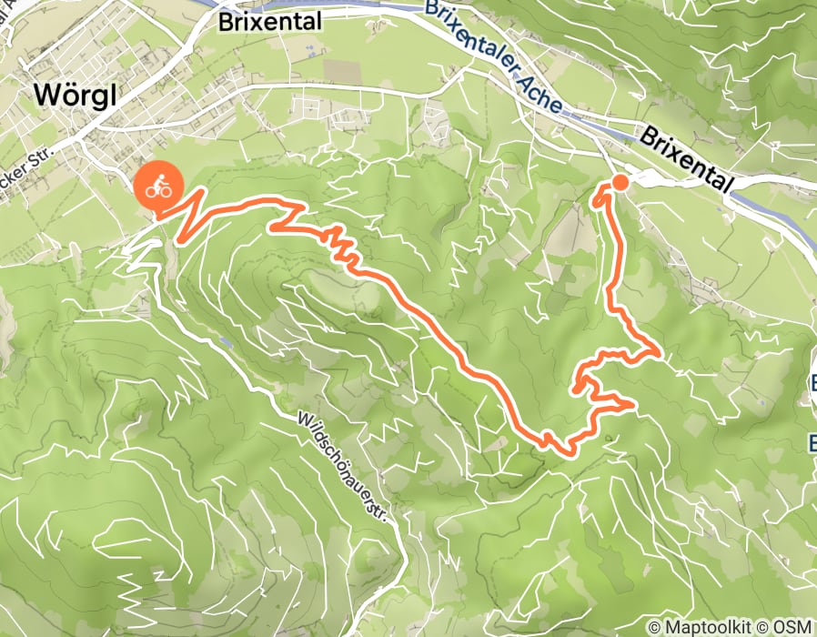 Karte der Tour