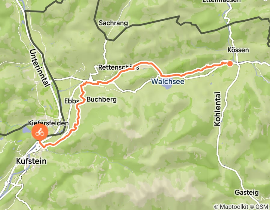 Karte der Tour