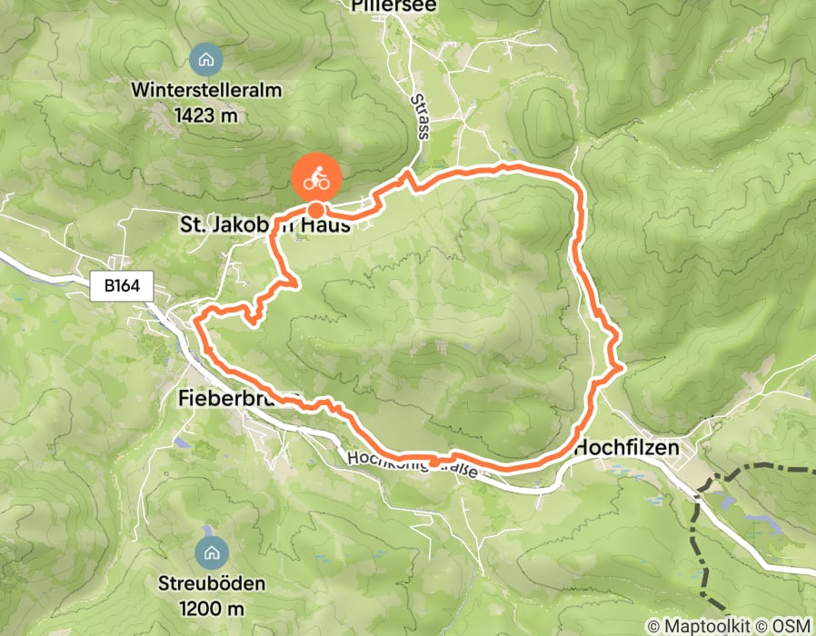 Karte der Tour