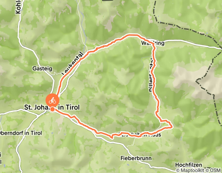 Karte der Tour