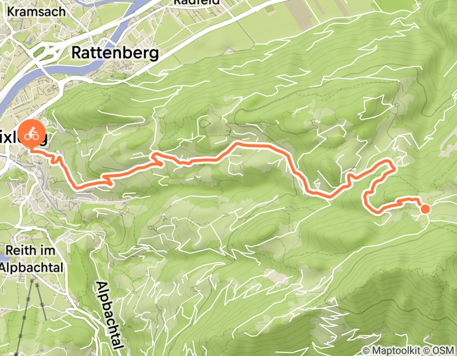 Karte der Tour